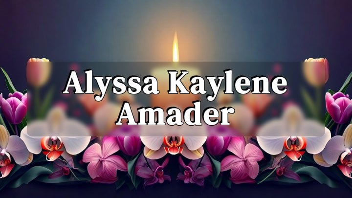 Alyssa Kaylene Amader, Yuba City, California