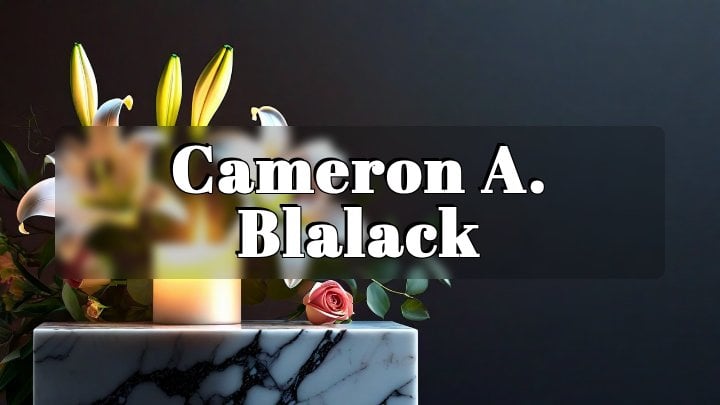 Cameron A. Blalack, Hardin, Kentucky