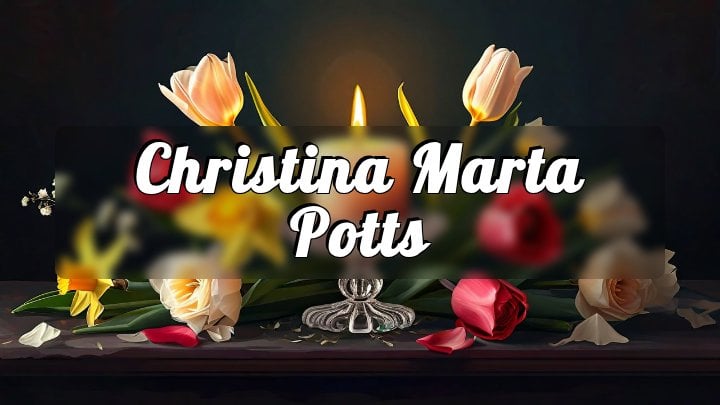 Christina Marta Potts, North Wales, Pennsylvania