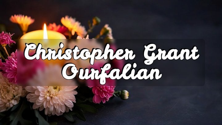 Christopher Grant Ourfalian, Plano, Texas