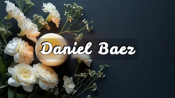 Daniel Baez, Clyde Township, MI