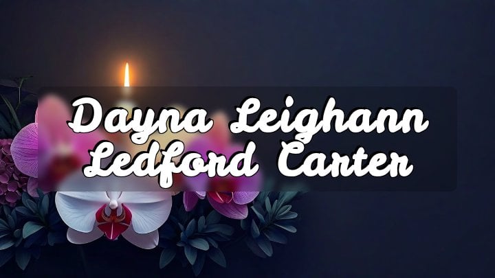 Dayna Leighann Ledford Carter, Cartersville, Georgia