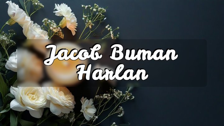 Jacob Buman Harlan, Alfred, IA