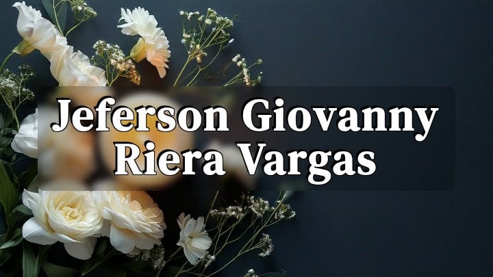 Jeferson Giovanny Riera Vargas, Huntington Park, California