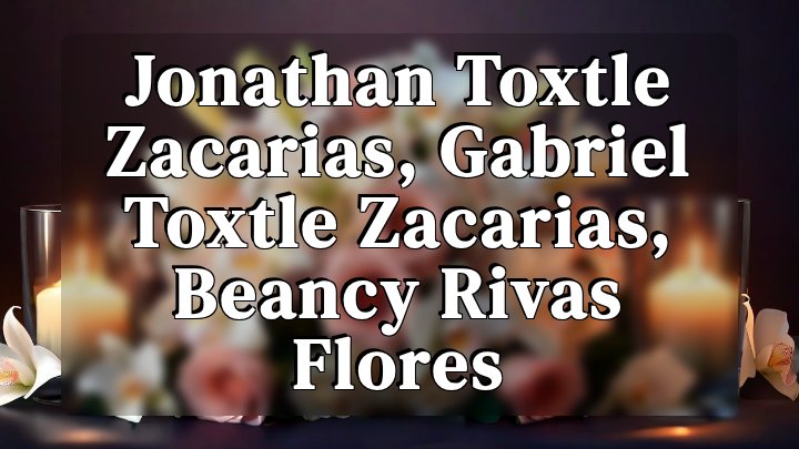 Jonathan Toxtle Zacarias, Gabriel Toxtle Zacarias, Beancy Rivas Flores, Interstate 40 near Newton Grove, Sampson County, North Carolina