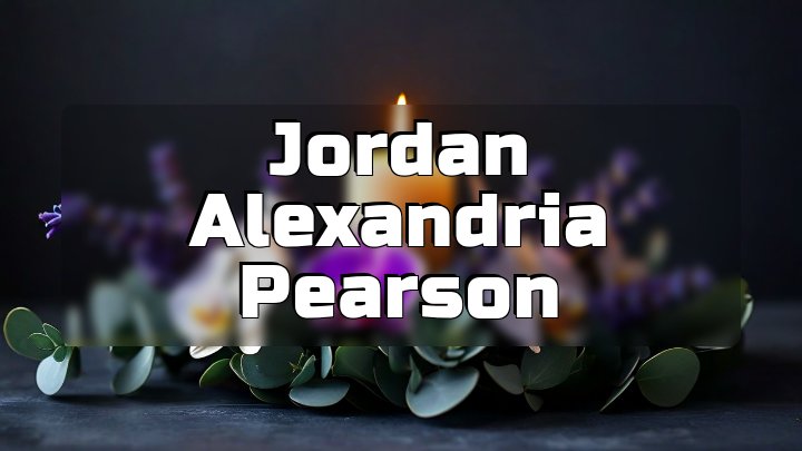 Jordan Alexandria Pearson, Greensboro, North Carolina