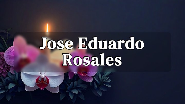 Jose Eduardo Rosales, New Braunfels, Texas