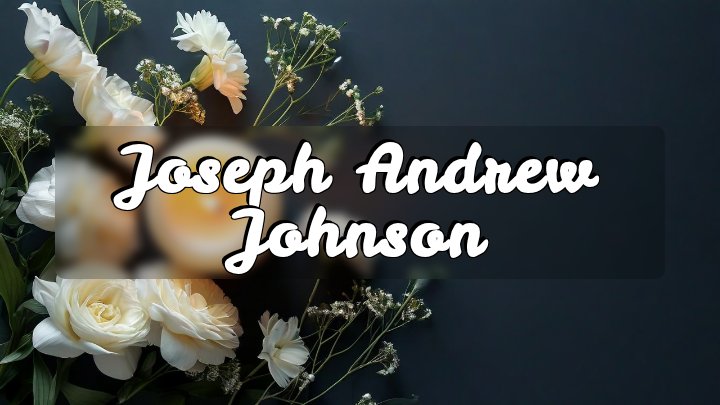 Joseph Andrew Johnson, Oxford, MS