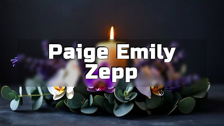 Paige Emily Zepp, Springfield, Illinois
