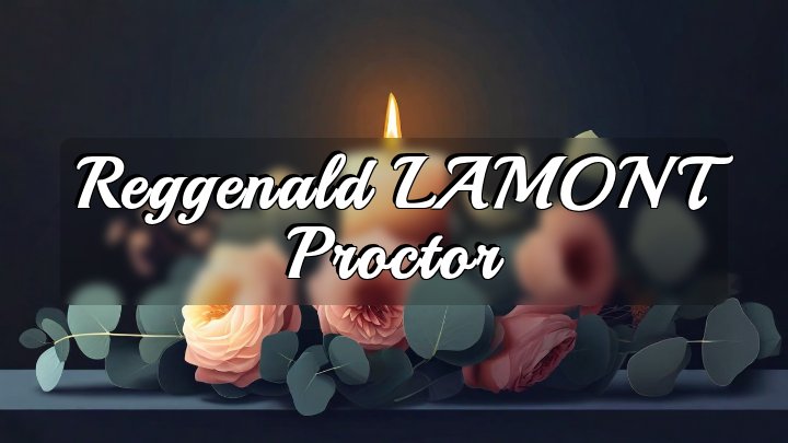 Reggenald LAMONT Proctor, Ferris, Texas