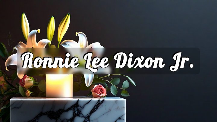 Ronnie Lee Dixon Jr., Tulsa, Oklahoma