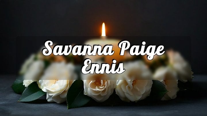 Savanna Paige Ennis, Broken Bow, Oklahoma