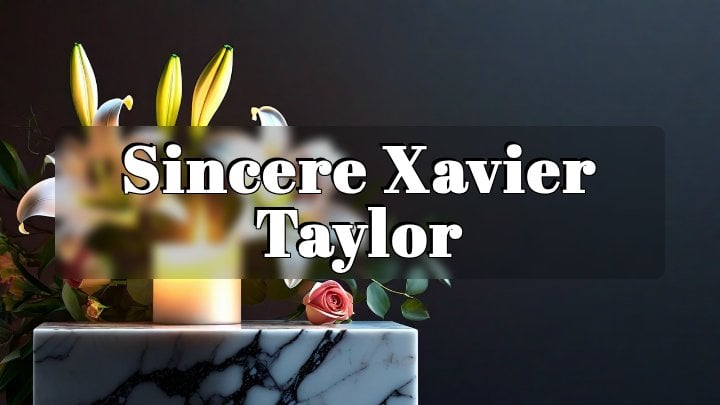 Sincere Xavier Taylor, Jacksonville, Florida
