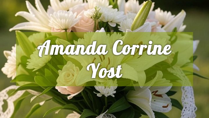 Amanda Corrine Yost, York, SC