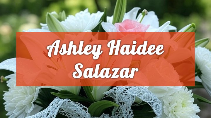 Ashley Haidee Salazar, Clarksburg, MD