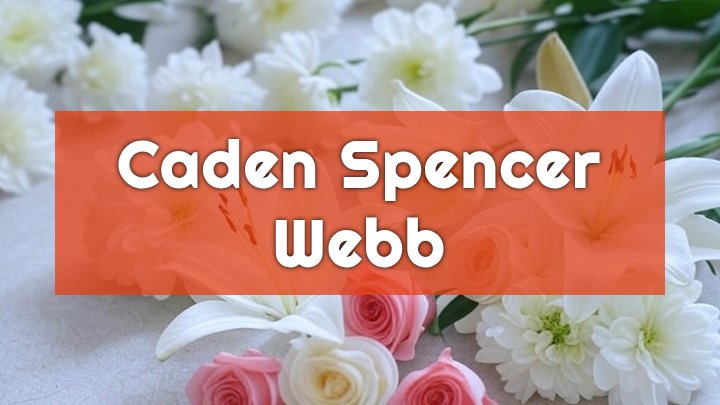 Caden Spencer Webb, Carrollton, GA