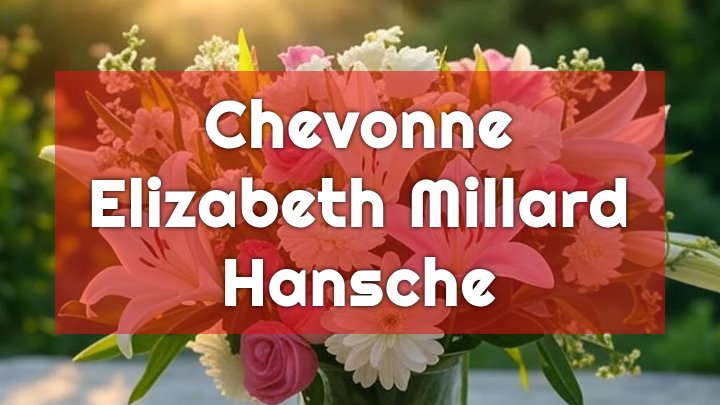 Chevonne Elizabeth Millard Hansche, Berea, KY