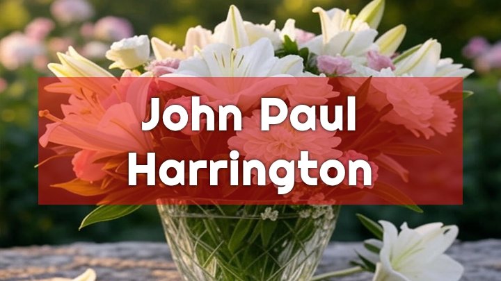 John Paul Harrington, Abington, MA