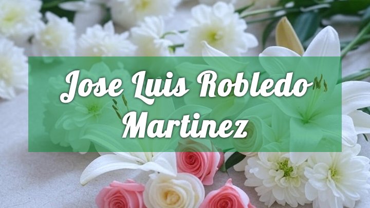 Jose Luis Robledo Martinez, Palmdale, CA