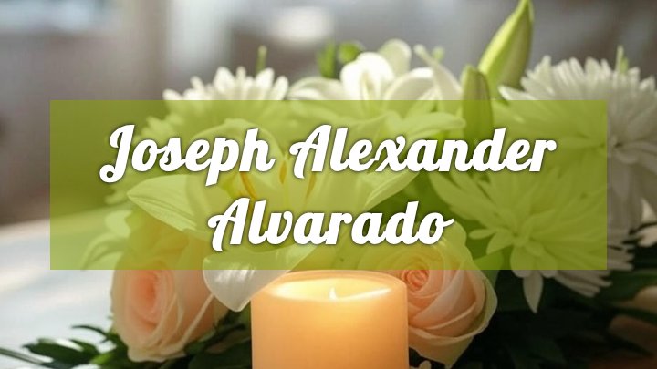 Joseph Alexander Alvarado, Newark, NJ