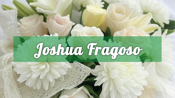 joshua edward fragoso south lyon mi obituary